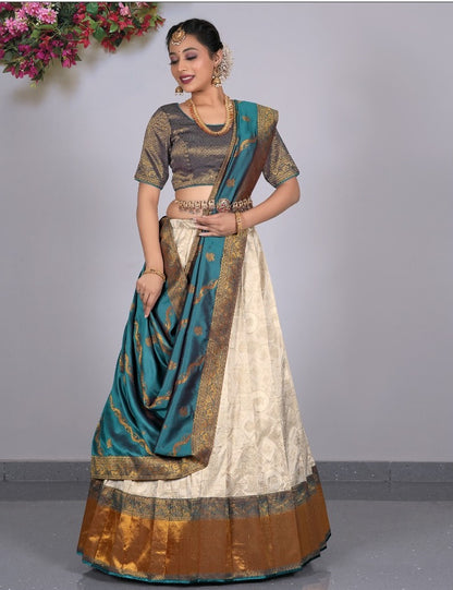 Latest Semi Stitched Lehenga Choli With Dupatta.