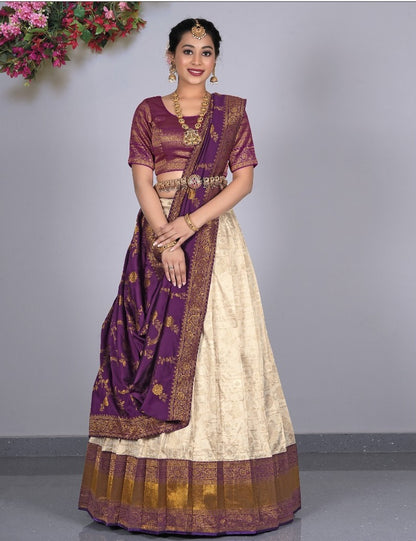 Latest Semi Stitched Lehenga Choli With Dupatta.