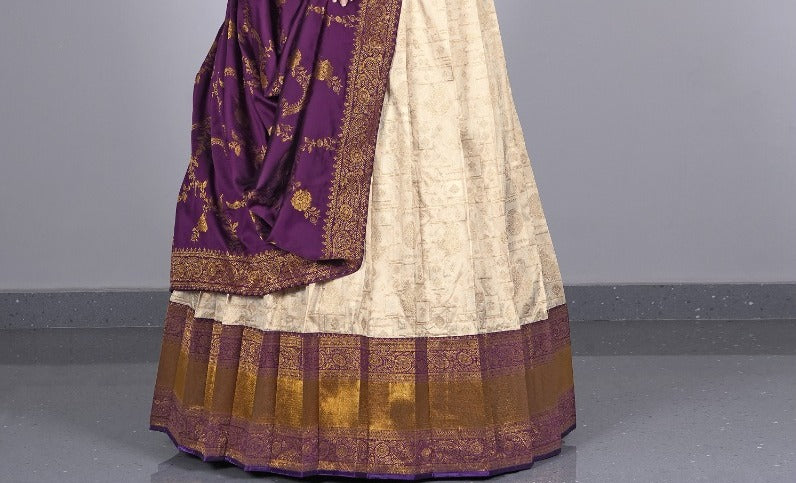 Latest Semi Stitched Lehenga Choli With Dupatta.