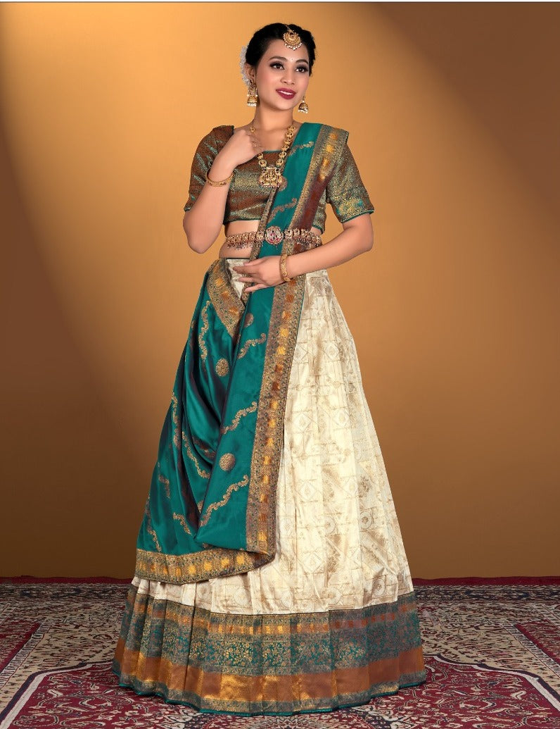 Latest Semi Stitched Lehenga Choli With Dupatta.