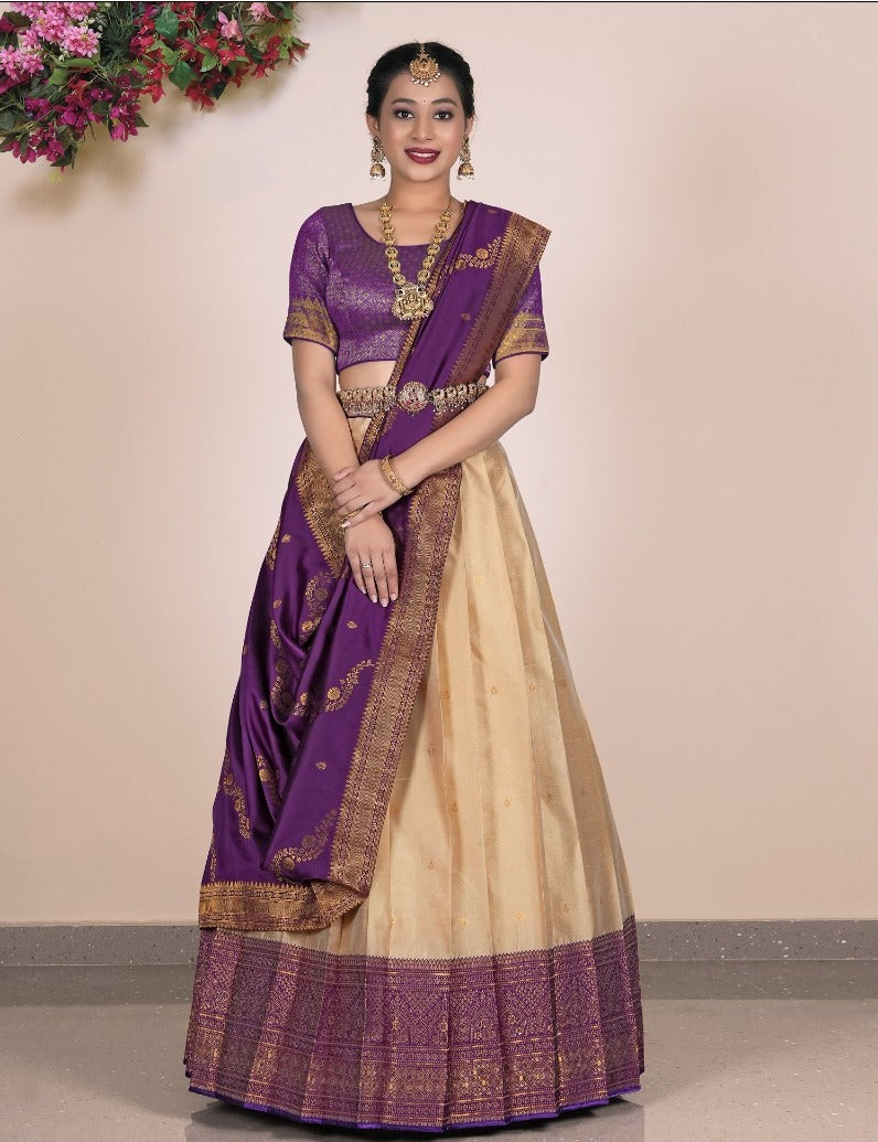 Latest Semi Stitched Lehenga Choli With Dupatta.