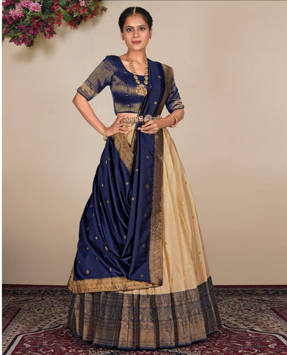 Latest Semi Stitched Lehenga Choli With Dupatta.