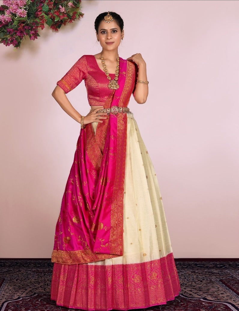 Latest Semi Stitched Lehenga Choli With Dupatta.