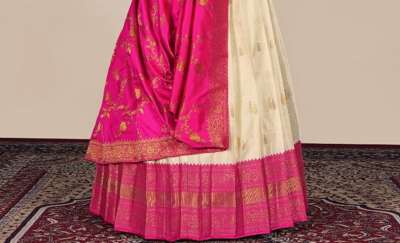 Latest Semi Stitched Lehenga Choli With Dupatta.
