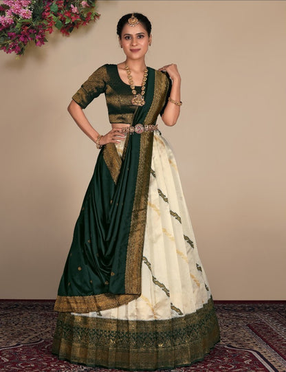 Latest Semi Stitched Lehenga Choli With Dupatta.