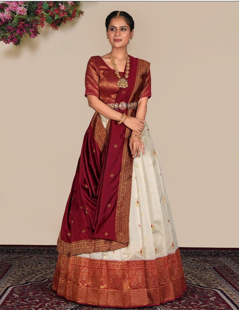 Latest Semi Stitched Lehenga Choli With Dupatta.