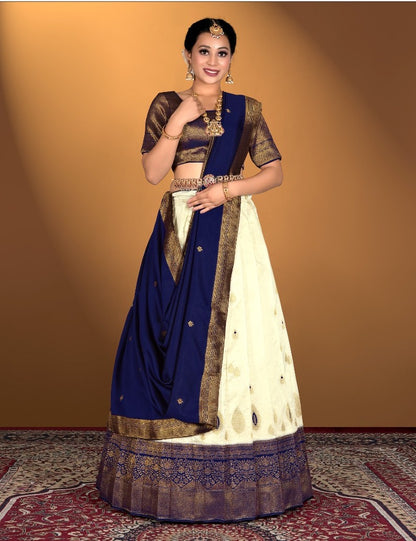 Latest Semi Stitched Lehenga Choli With Dupatta.