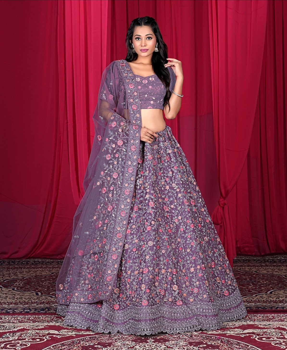 Latest Semi Stitched Lehenga Choli With Dupatta.