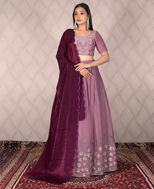 Latest Semi Stitched Lehenga Choli With Dupatta.