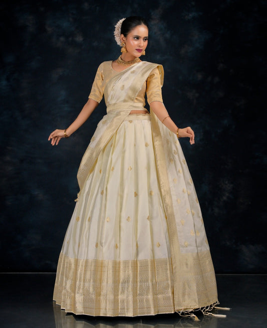 Latest Semi Stitched Lehenga Choli With Dupatta.