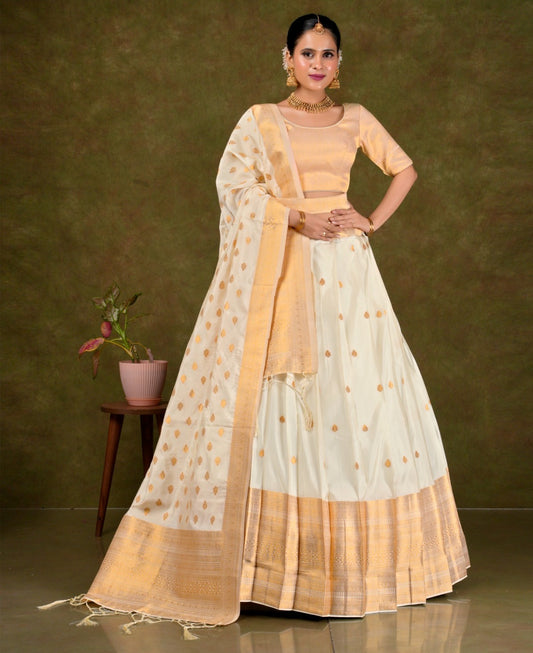 Latest Semi Stitched Lehenga Choli With Dupatta.