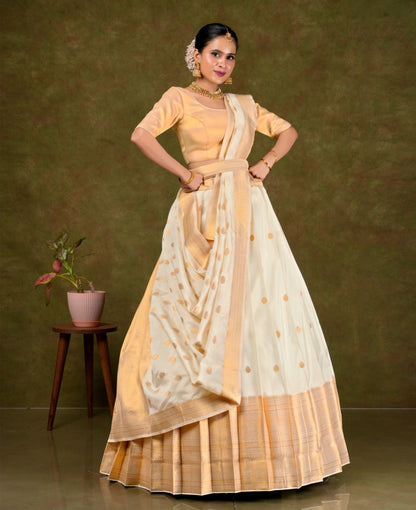 Latest Semi Stitched Lehenga Choli With Dupatta.
