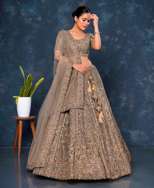 Latest Semi Stitched Lehenga Choli With Dupatta.