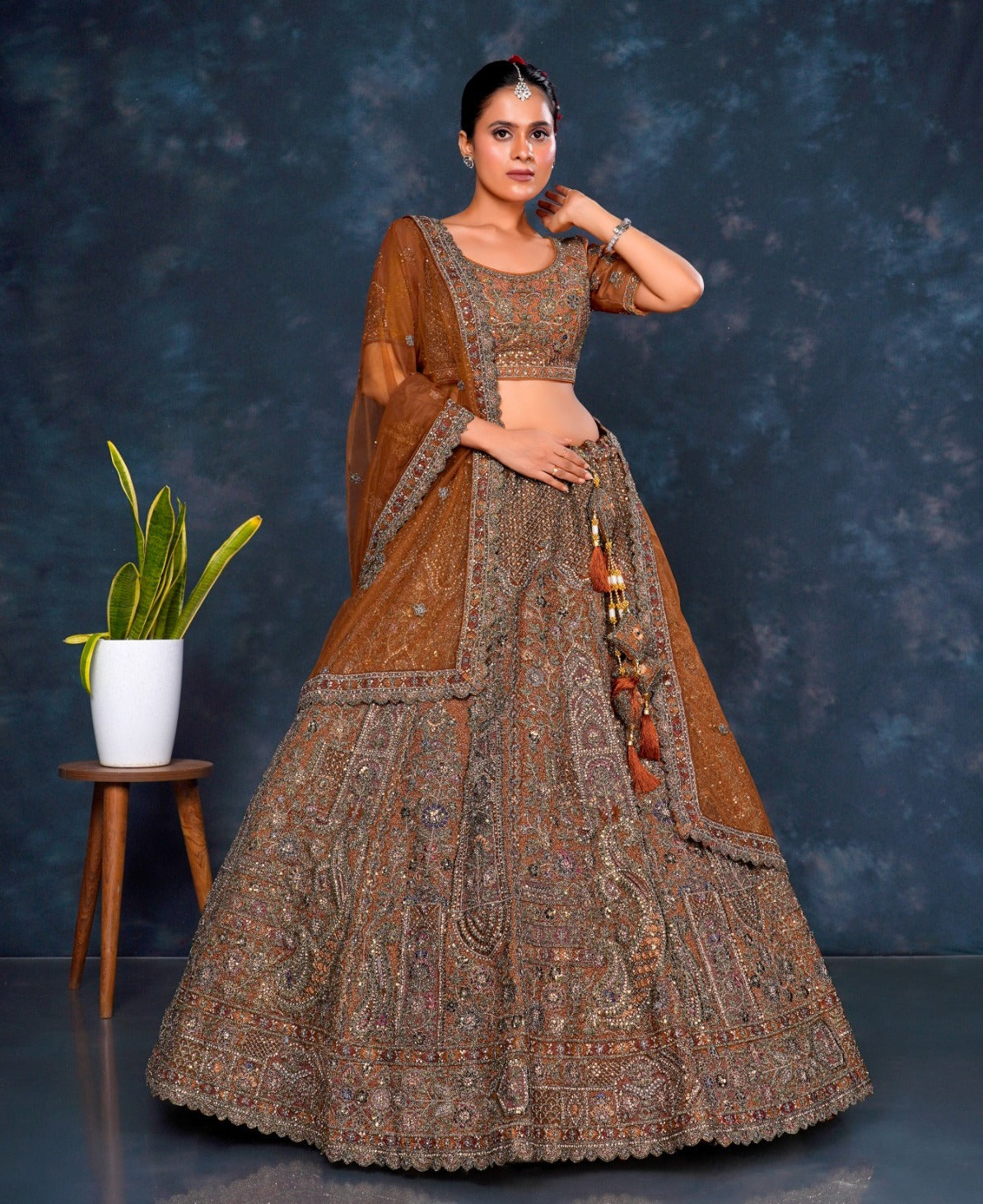 Latest Semi Stitched Lehenga Choli With Dupatta.