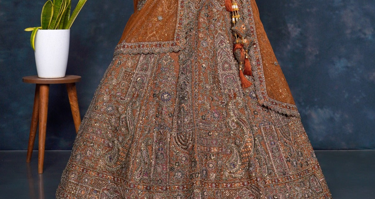 Latest Semi Stitched Lehenga Choli With Dupatta.