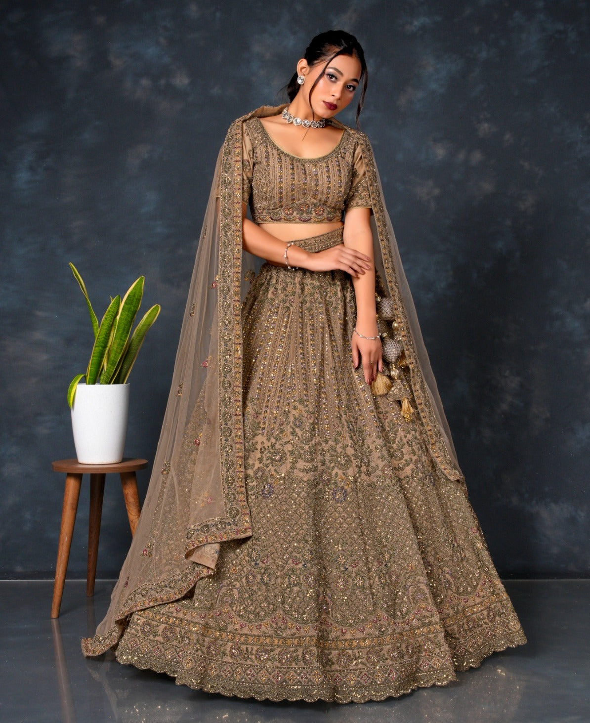 Latest Semi Stitched Lehenga Choli With Dupatta.