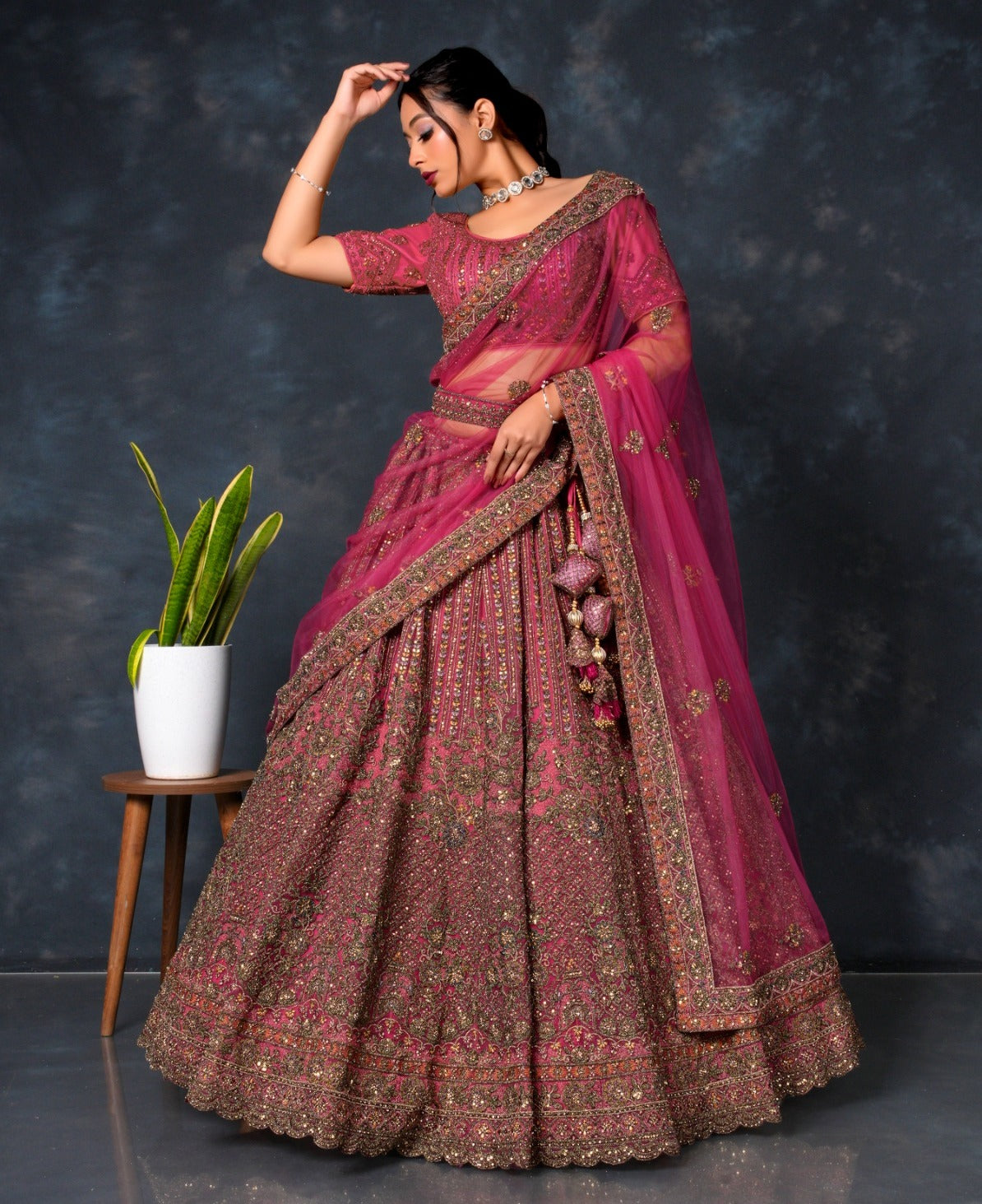 Latest Semi Stitched Lehenga Choli With Dupatta.