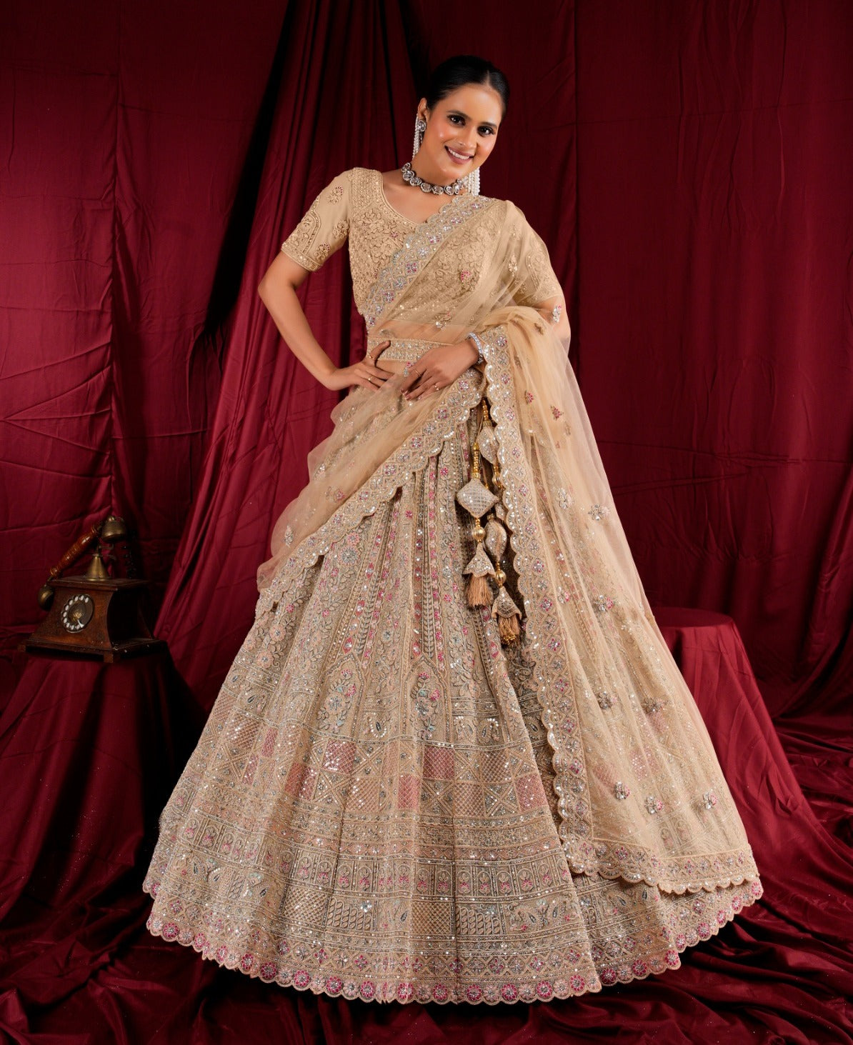 Latest Semi Stitched Lehenga Choli With Dupatta.