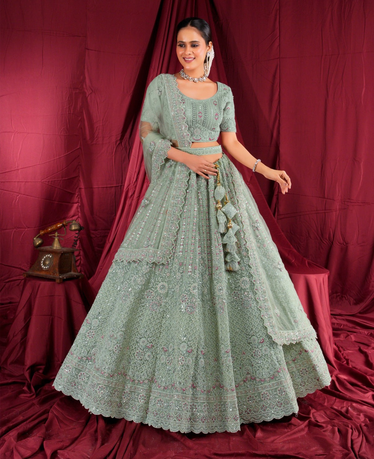 Latest Semi Stitched Lehenga Choli With Dupatta.