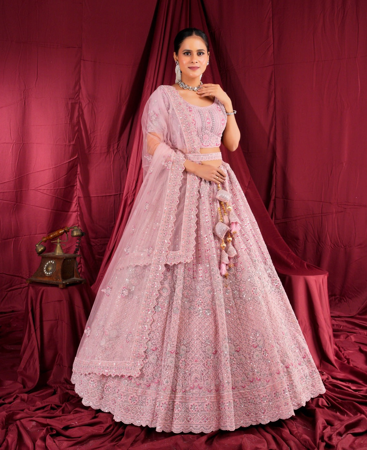 Latest Semi Stitched Lehenga Choli With Dupatta.