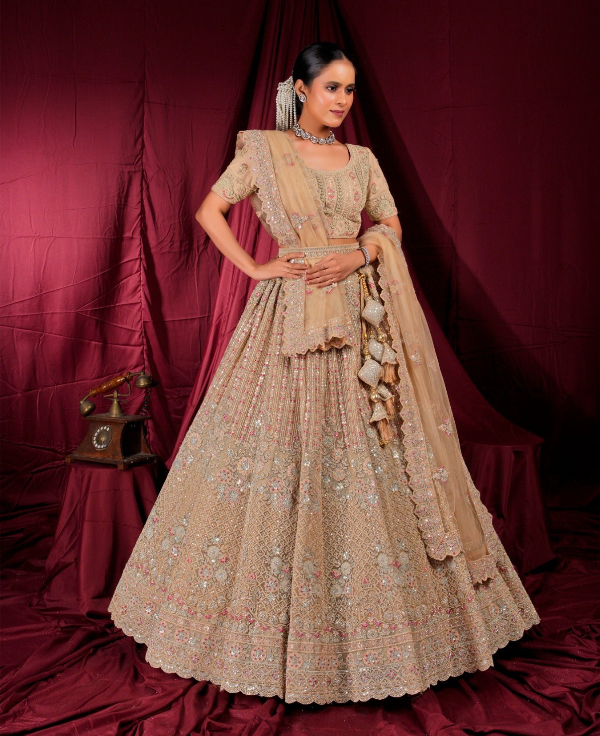Latest Semi Stitched Lehenga Choli With Dupatta.