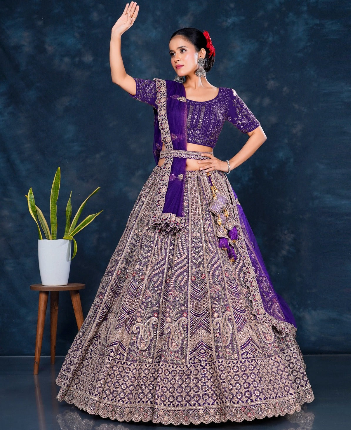 Latest Semi Stitched Lehenga Choli With Dupatta.