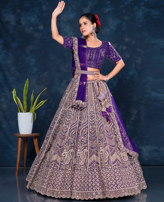Latest Semi Stitched Lehenga Choli With Dupatta.
