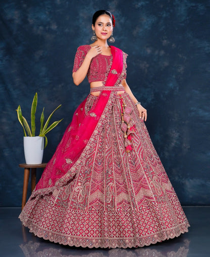 Latest Semi Stitched Lehenga Choli With Dupatta.