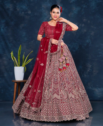 Latest Semi Stitched Lehenga Choli With Dupatta.