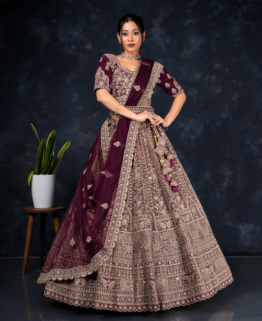 Latest Semi Stitched Lehenga Choli With Dupatta.