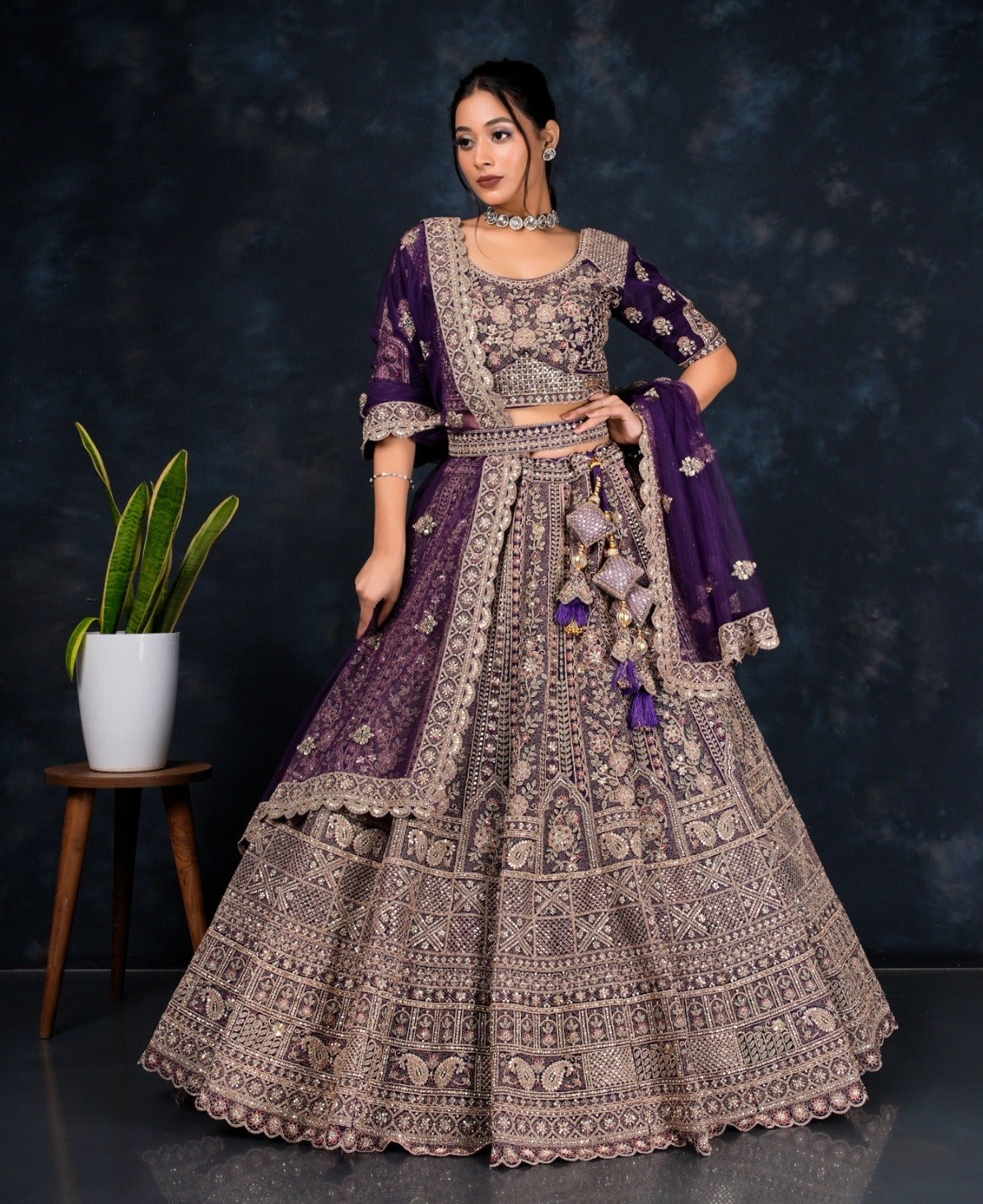 Latest Semi Stitched Lehenga Choli With Dupatta.