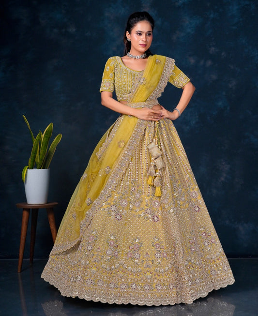 Latest Semi Stitched Lehenga Choli With Dupatta.