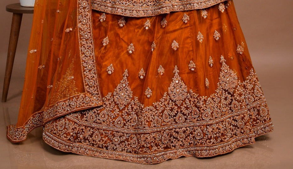 Bridal Kameez with Gharara & Dupatta