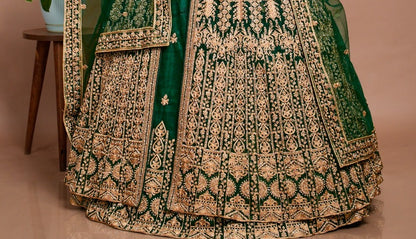 Bridal Kameez with Gharara & Dupatta