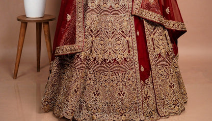 Bridal Kameez with Gharara & Dupatta