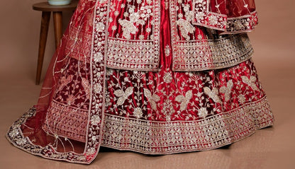 Bridal Kameez with Gharara & Dupatta