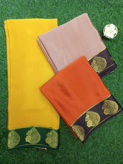 Pure Mysore Silk Saree.