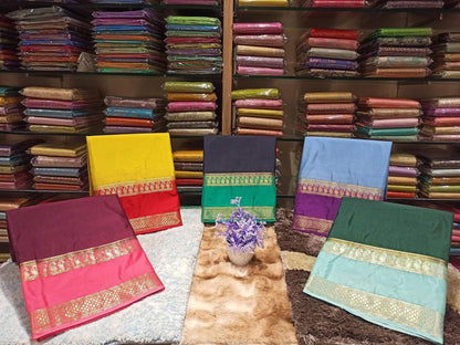 Artificial / Mix Crape Sarees ( Semi Crape )