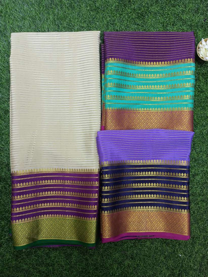 Pure Mysore Silk Saree.