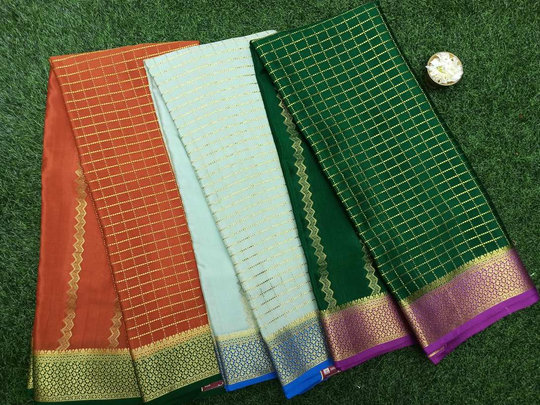 Pure Mysore Silk Saree.