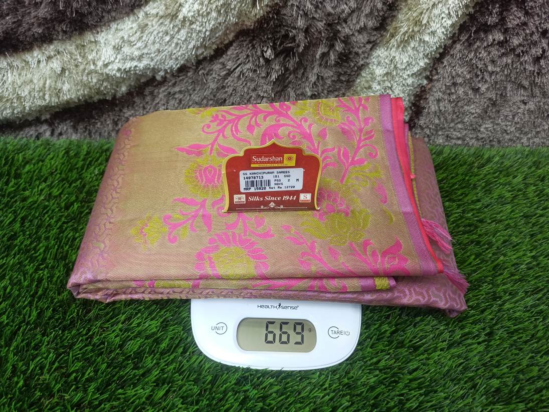 Pure Kanchipuram Silk Saree.