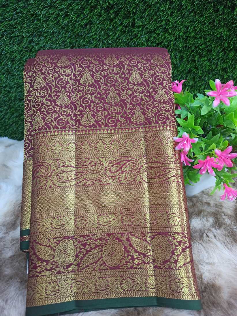 Pure Kanchipuram Silk Saree.