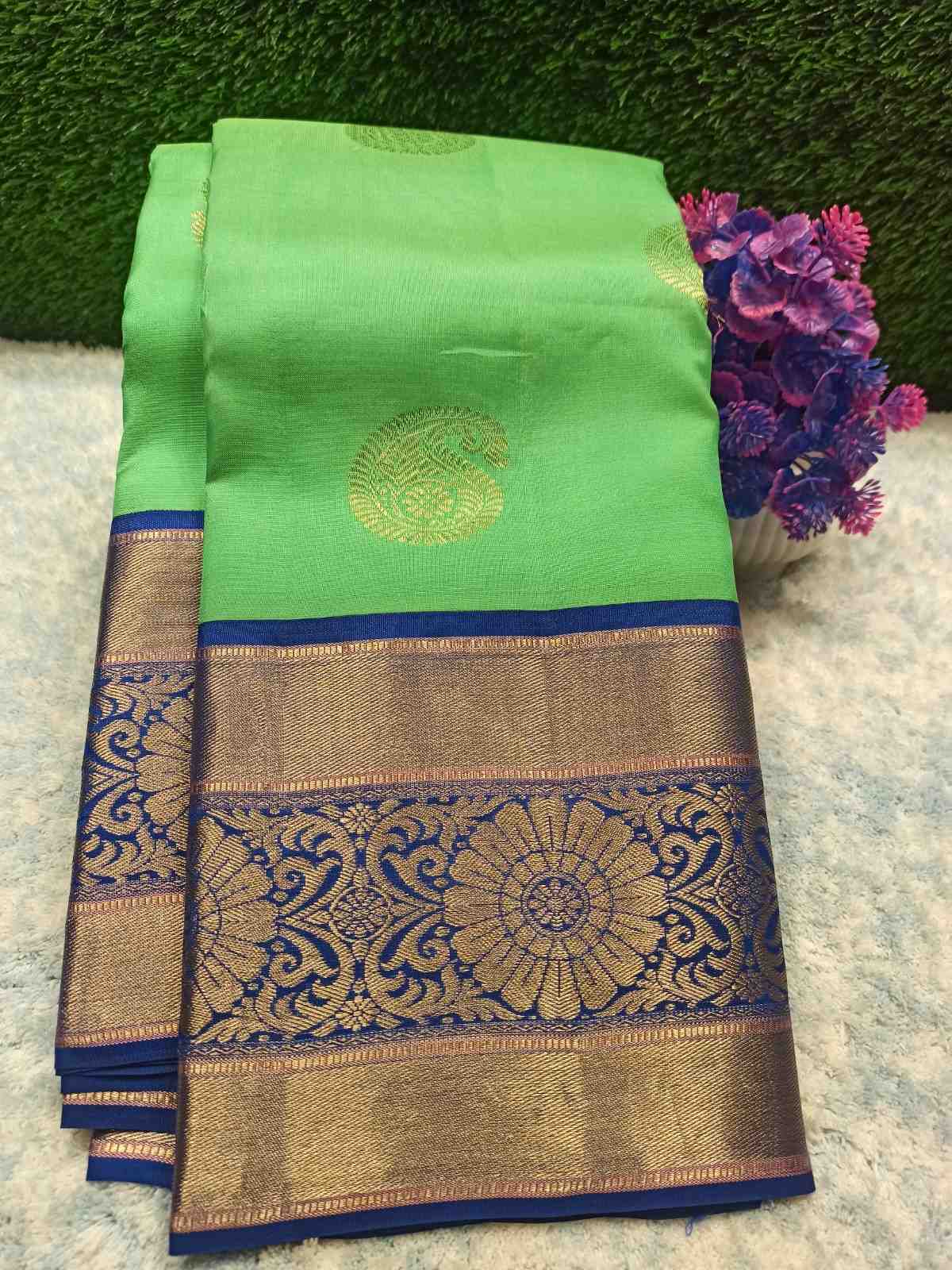 Pure Kanchipuram Silk Saree.