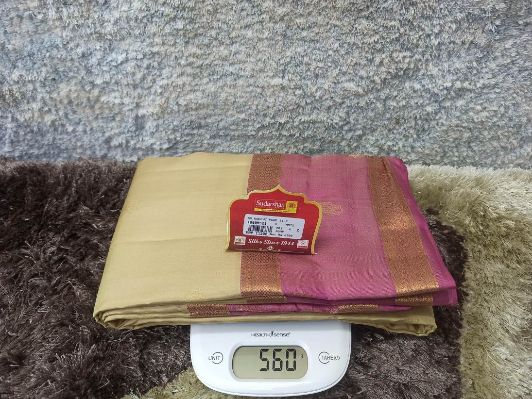 Pure Kanchipuram Silk Saree.