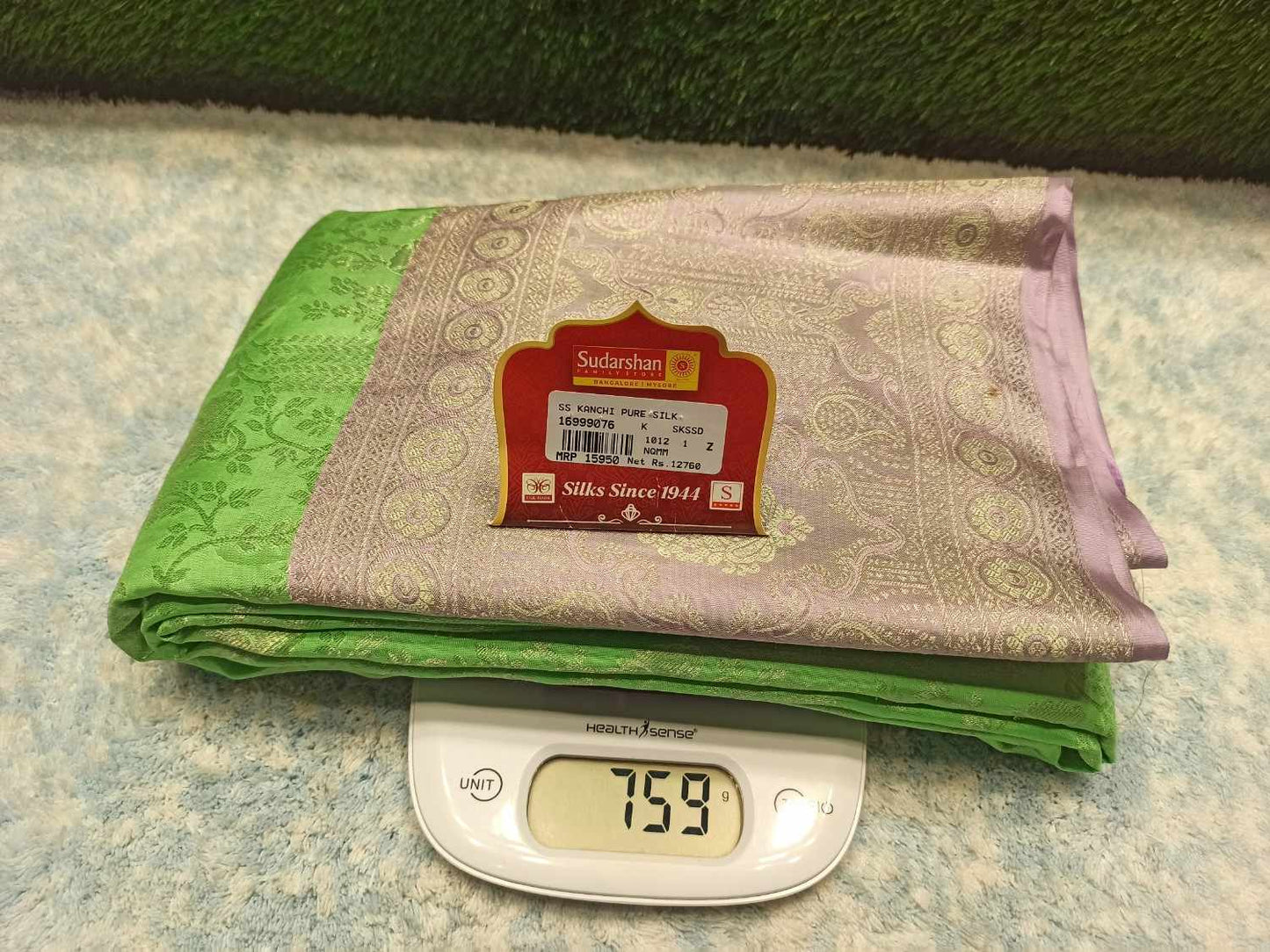 Pure Kanchipuram Silk Saree.