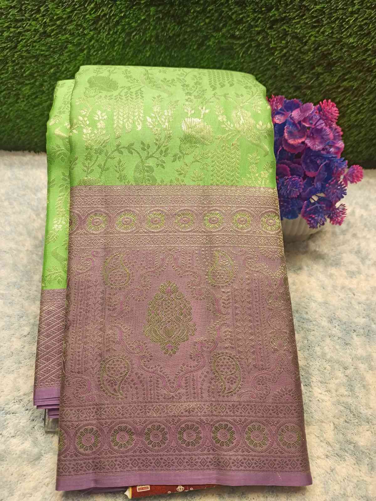 Pure Kanchipuram Silk Saree.