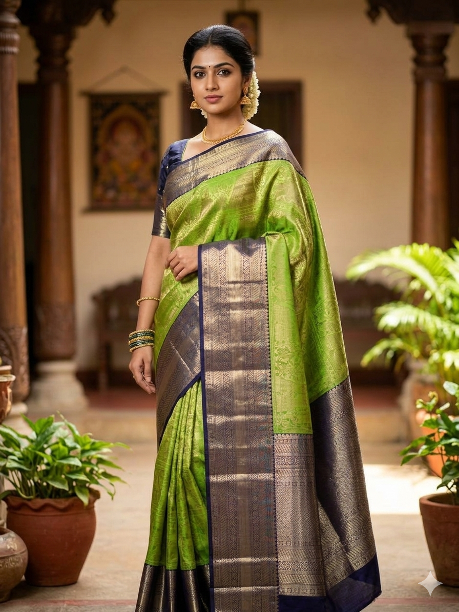 Pure Kanchipuram Silk Saree