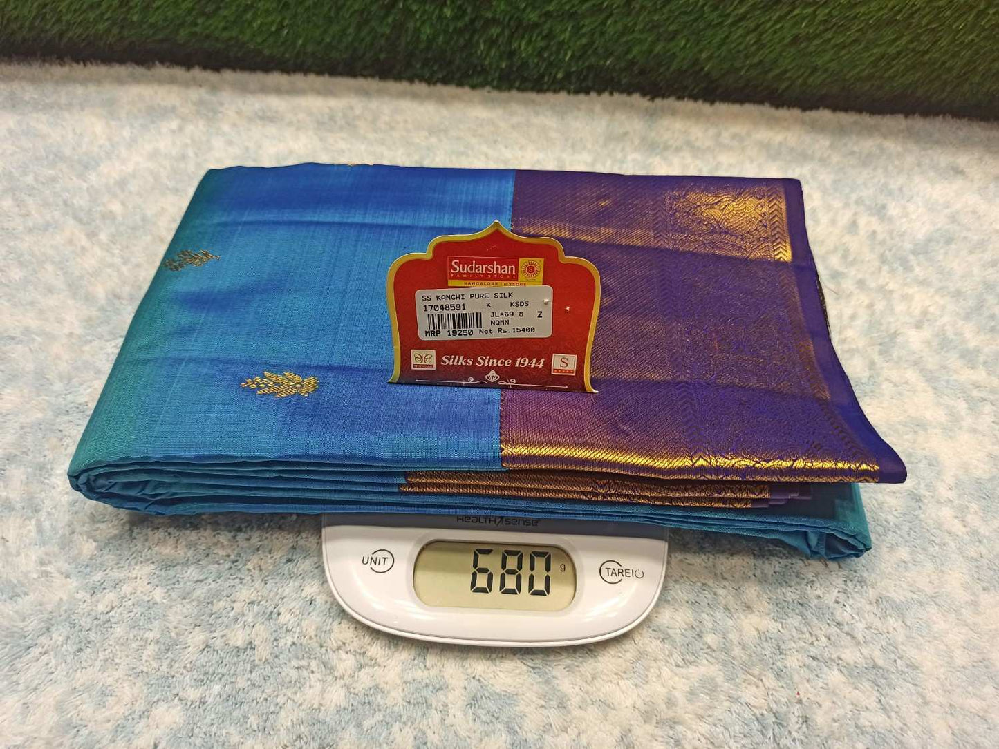 Pure Kanchipuram Silk Saree.