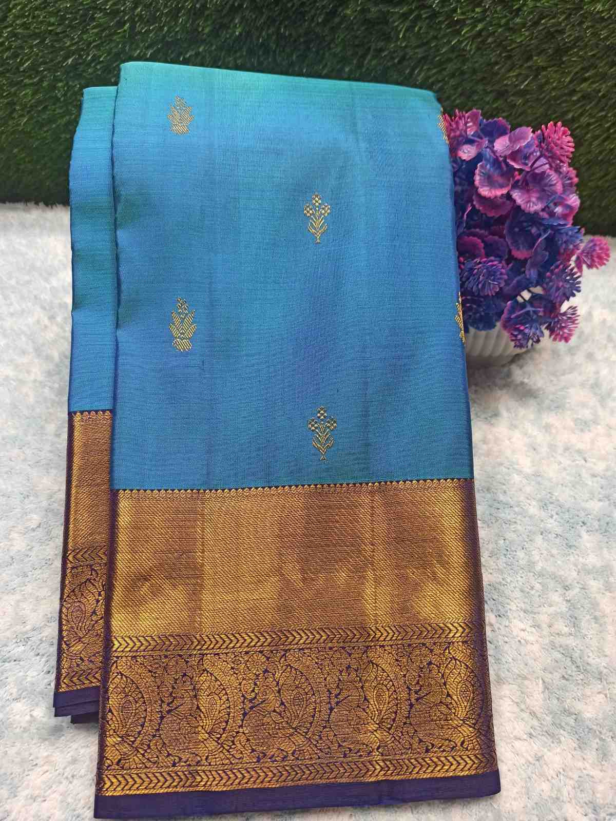 Pure Kanchipuram Silk Saree.