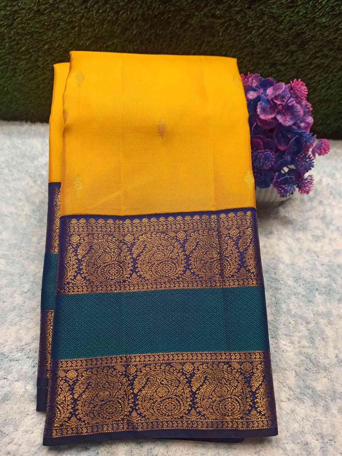 Pure Kanchipuram Silk Saree.